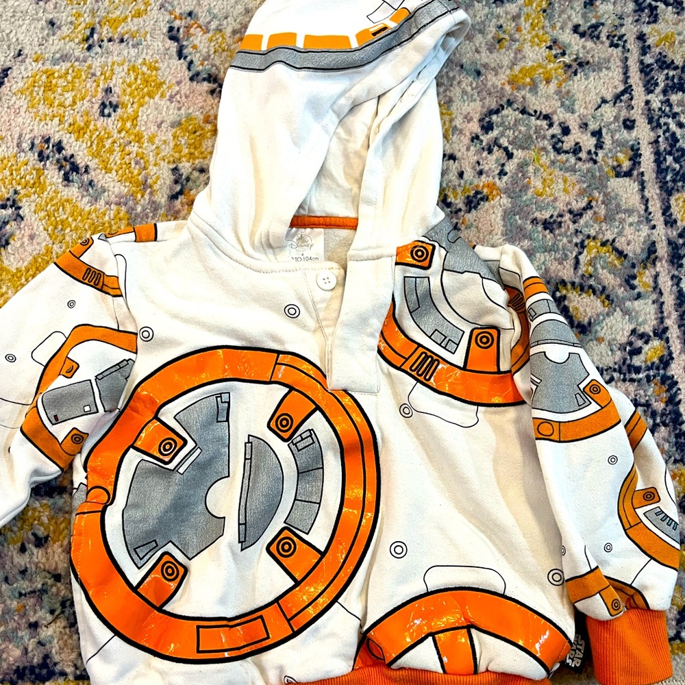 Star Wars BB8 sweatshirt for toddler size 4
